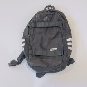 Adidas Black School Backpack Kids Teens Laptop Book Bag Durable Travel Daypack